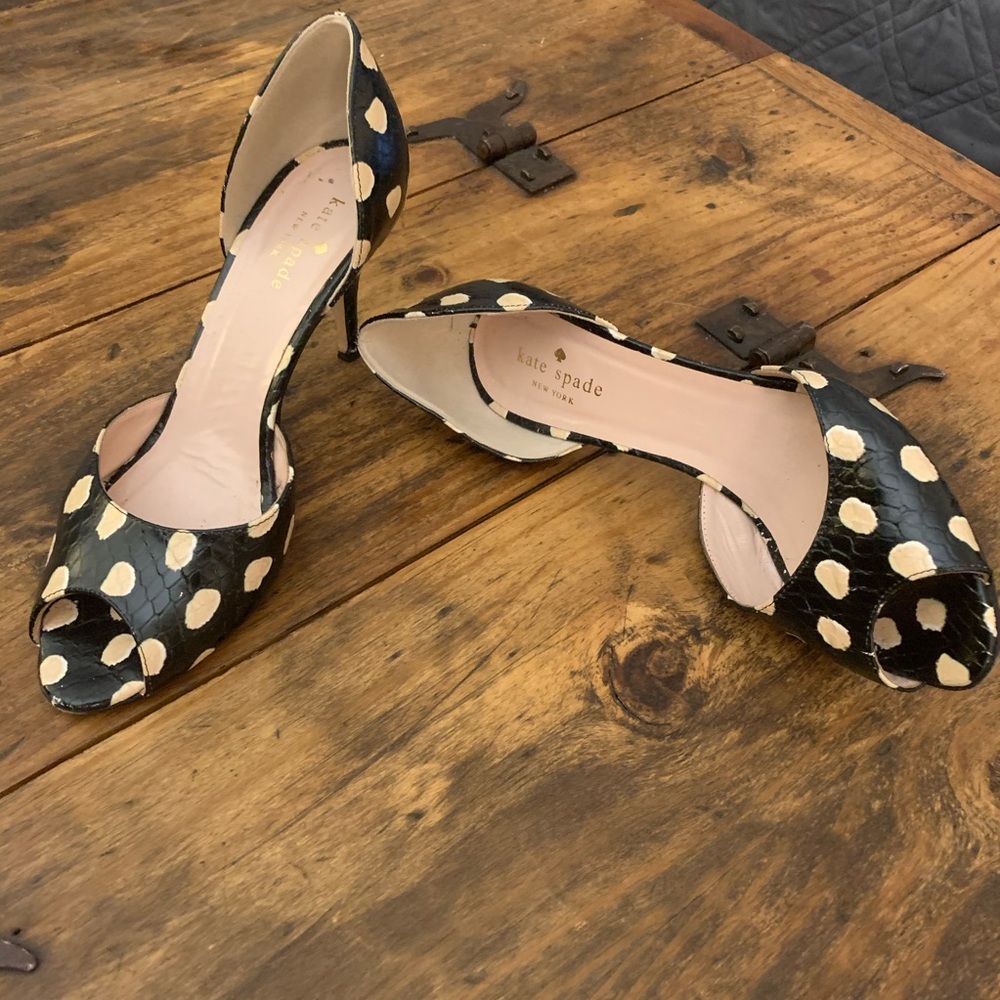 Kate Spade peep toe shoe